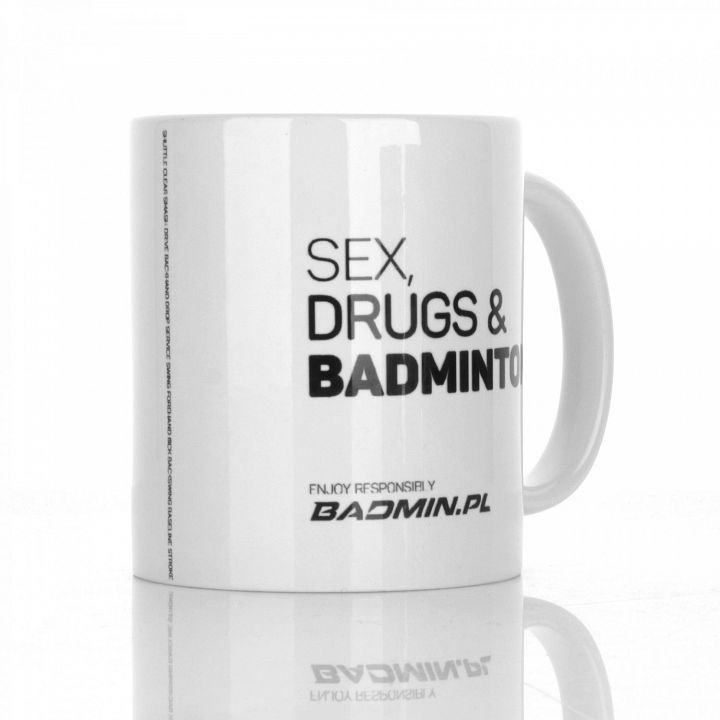 Kubek Sex Drugs & Badminton